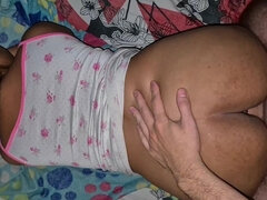 Américain, Belle grosse femme bgf, Sucer une bite, Fille latino, Seins naturels, Pov