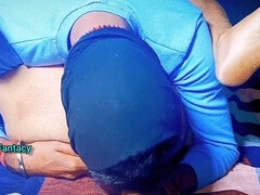 Indian couple indulge in 69 position oral sex and intense fucking