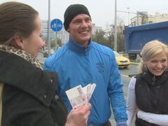 Duży tyłek, Blondynka, Obciąganie, Brunetka, Grupa, Obciąganie, Punkt widzenia, Cipka