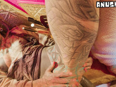 Anál, Kuřba, Európskej, Nemecké, Kuchyne, Piercing, Vychudnutá, Tetovanie