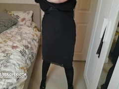 Stor røv, Lækker, Pik, Kvinde, Hd, Hæle, Solo, Strømper