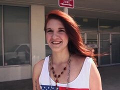 Red haired chick likes a fat dick