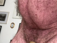 아마추어, 유럽인, 독일인, 머리카락이 많은, 수음, 나이든, 음경, 혼자