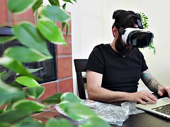 Enthousiasteling, Zwart, Stel, Zwart, Vriendin, Handbeurt, Hakken, Tieten likken