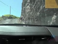 Blonde, Robe, Branlette thaïlandaise, Béant, Masturbation, Pov, Public, Chatte