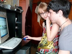 Blonde, Cocu, Fétiche, Russe, Rasée, Maigrichonne, Adolescente, Plan cul à trois