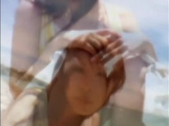 Praia, Namorada, Japonêsa, Ao ar livre cartaz de rua outdoor