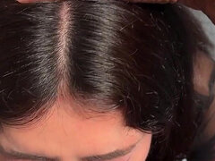 I Love to Walking Covered in Cum! Please Cum on My Face! - Public Cumwalk on Street