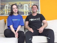 아마추어, 큰 음경, 오랄섹스, 흑갈색 머리, 도기스타일, 자연의 가슴, 빼빼한, 청소년