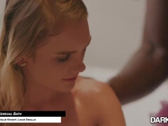 Bella, Grande cazzo, Bionda, Compilation, Interrazziale, Lingerie, Orgasmo, Terzetto