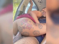 Grosser schwanz, Schwarz, Schwarz, Zierlich, Jungendliche (18+)