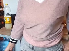 素人, ぽっちゃり, 車, お婆さん, ホテル, 熟年, 淫乱熟女, スペイン人