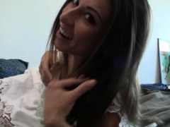 Brunetka, Hd, Masturbacja, Solo