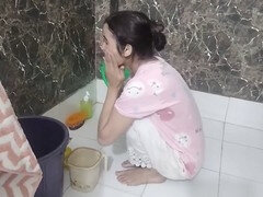 18, 아줌마, 양성적인, 대학교, 인도인, 수음, 보지, 스타킹