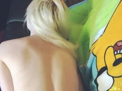 엉덩이, 금발의, 사정 샷, 도기스타일, Hd, 셀카, 현실