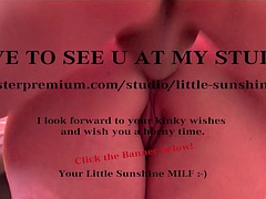 Extended anal training with squirting  Little Sunshine MILF