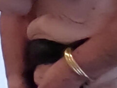 美人, 女, ヒール, 下着, オナニー, 一人, ストッキング