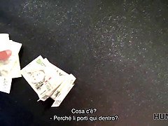 Linda Sweet gets picked up & fucked in public for some Czech cash