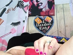 素人, ぽっちゃり, ディルド, 言葉責め, 女, オナニー, 熟年, バイブレーター