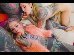 Wild GGBB Anal DAP DP with Sloppy Blowjobs and ATM Cum Play