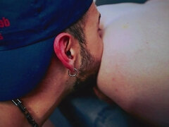 In den arsch, Spermaladung, Domination, Schwul, Pov, Spanisch, Tätowierung