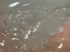 18, 아마추어, 화장실, 보지, 혼자, 문신, 청소년
