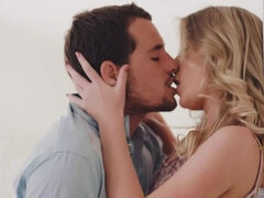 ブロンド, イく瞬間, エロティック, 小柄, ティーン, オッパイの