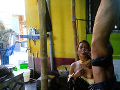 18, キッチン, アウトドア, 公共, ティーン, 三人