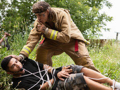 Fireman fuck with Thyle Knoxx and Bo Sinn