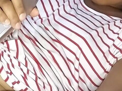 18, 素人, カップル, 女, 眼鏡, ラティーナ, オナニー, 小柄