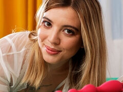 Blonde, Mignonne, Gode, Doigter, Talons, Maigrichonne, Solo, Tatouage