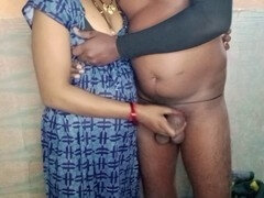 Brother-in-law takes his sister-in-law in a maxi dress for a hard ride