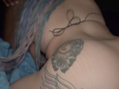 Stor kuk, Svart, Avsugning, Latina