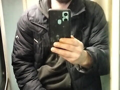 Leie, Europäisch, Masturbation, Im freien, Realität, Solo