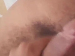 아마추어, 흑인, 머리카락이 많은, 핸드잡