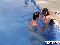 Beauties - elegant ass fucking - fun pool starring joel and Martina Gold pinch
