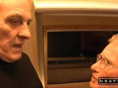 Old Man Receives Young Pussy Sexual Thanking