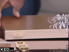 BLACKED Arousing Megan Rain Gets double penetrations'd by her Sugar Daddy and his Friend - Joss lescaf