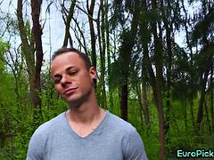 Sexy straight analpounded by stranger