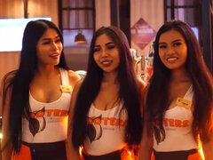 Enthousiasteling, Aziatisch, Japaans, Buiten, Prostituee, Spion, Thais, Tieten likken