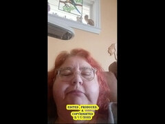 Amatőr, Amerikai, Étel, Poharak, Érett koros, Vöröshajú, Egyedül