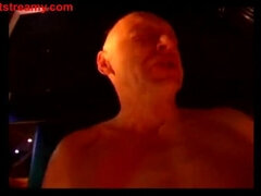 Dominatrix gives intense handjob to obedient slave in HD