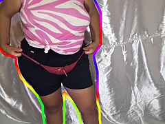 Grote mammen, Zwart, Zwart, Latijnse vrouw, Rijpe lesbienne, Moeder die ik wil neuken, Panty