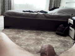 18 jaar, Enthousiasteling, Sperma shot, Masturbatie, Alleen, Tiener