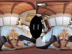 Busty blonde Luna Star has a surprise for you - VRHUSH experience