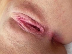 Awesome lady is getting her sweet body covered with sperm