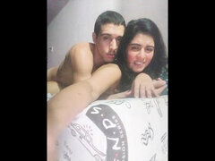 아마추어, 흑갈색 머리, 마사지, 밀프, 보지