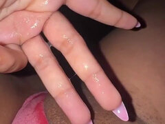 18 jaar, Latijnse vrouw, Orgasme, Slipje, Klein, Kut duiken, Alleen, Tiener