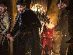 Grosser arsch, Blondine, Blasen, Doppelpenetration, Gruppe, Mann mann frau, Orgie, Flotter dreier