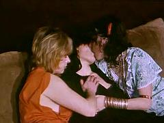 美女, フェラチオ, フランス人, グループ, ヴィンテージ